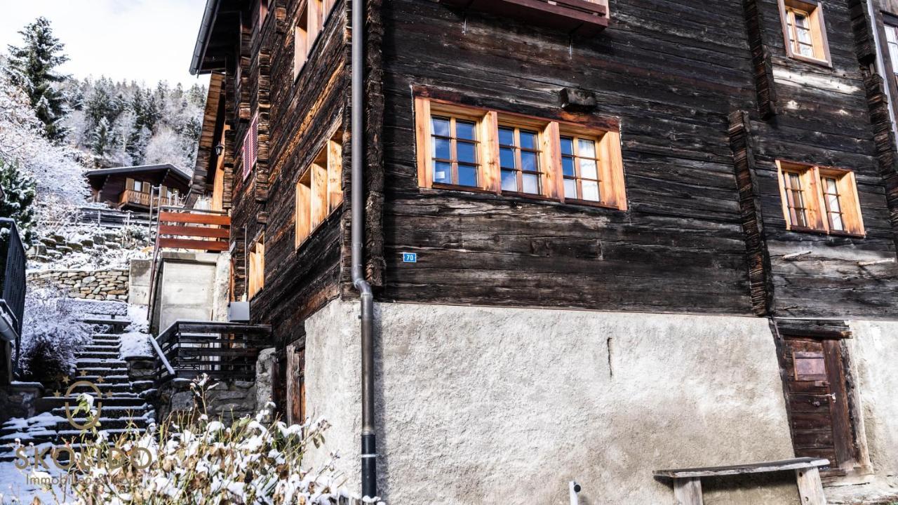 Heimeliges Walliserhaus Фиш Екстериор снимка